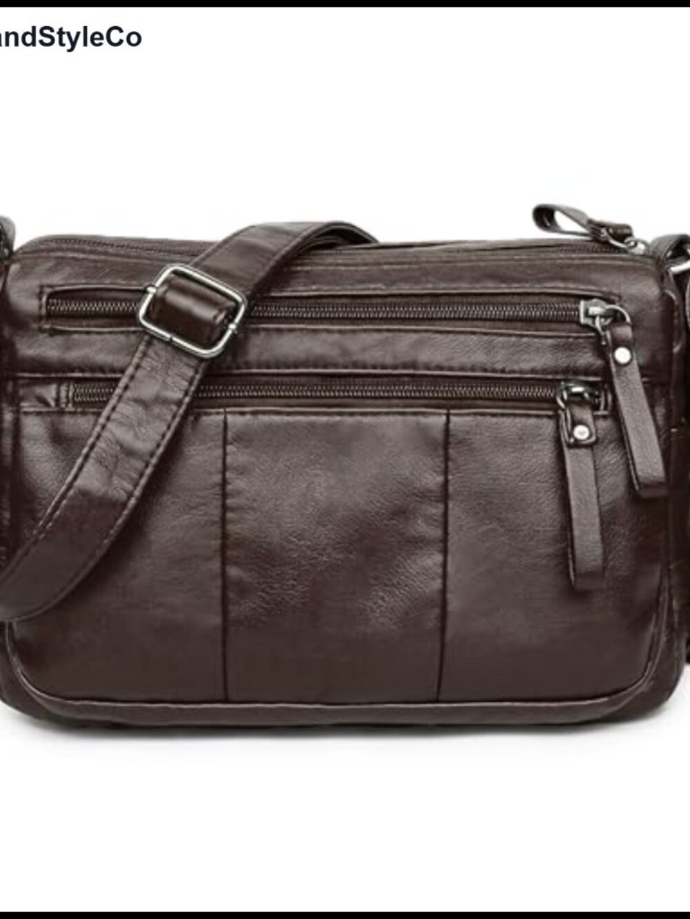 Soft PU Leather Shoulder Bag Crossbody Purse Lightweight